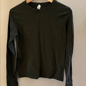 Athleta Dark Green Long Sleeve Shirt